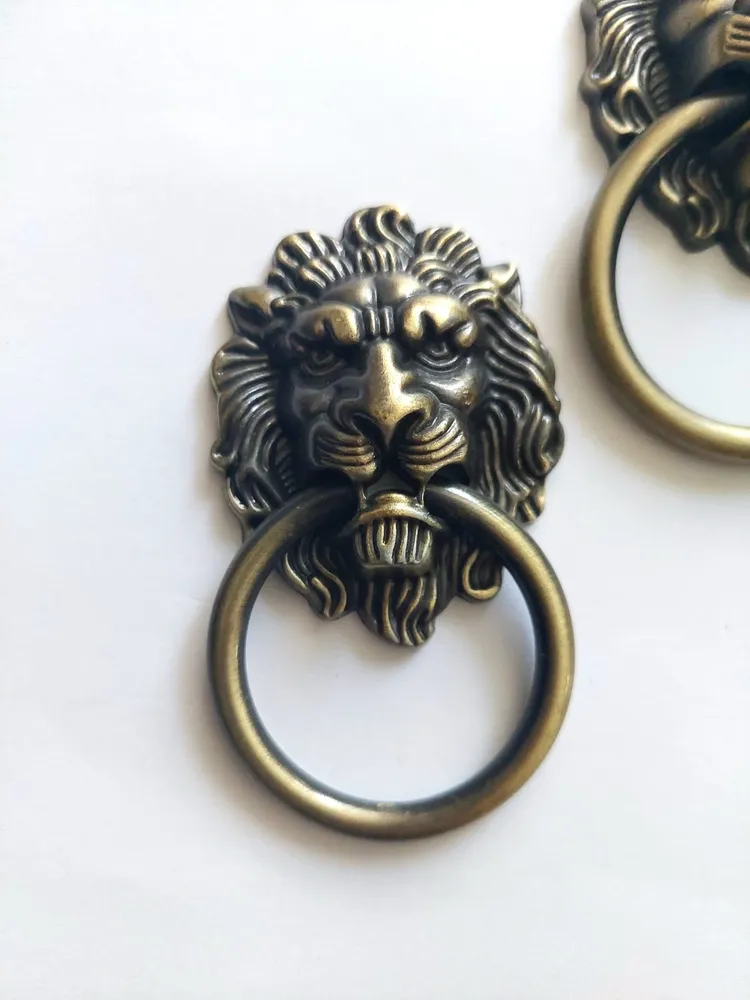 Ручка кольцо "Лев"