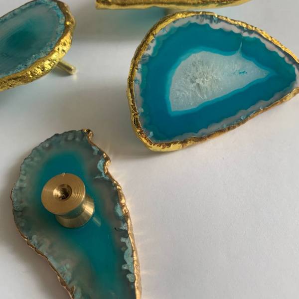 Ручки "Агат" латунные